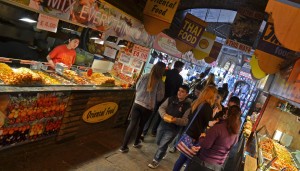 Puestos comida Mercado de Camden Londres (Camden Town Market - London)